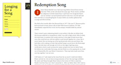 Desktop Screenshot of longingforasong.com